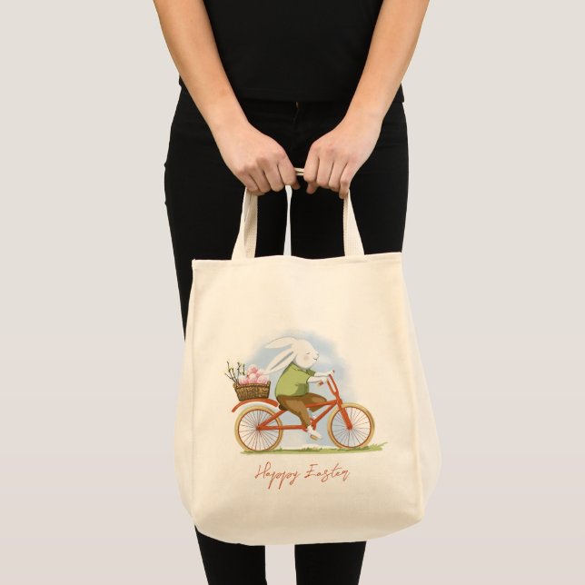 Tote Bag "Happy Easter" . (Front (Product))