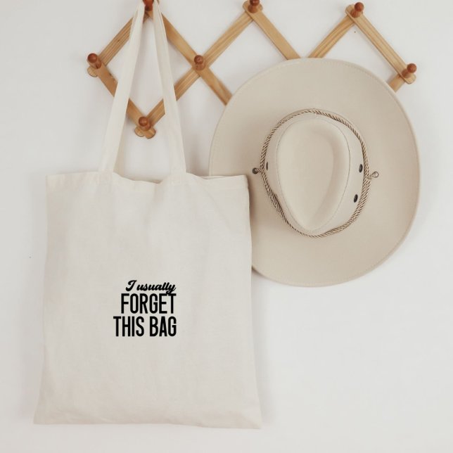 Tote Bag - I Usually Forget This Bag (Creator Uploaded)