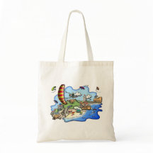 Tote bag image of the site of paragliding of
