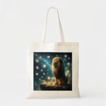 Tote bag image sign Leo