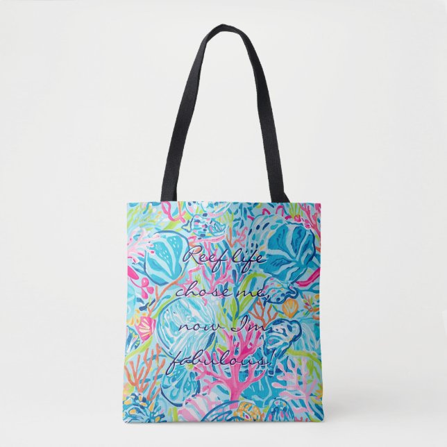 Tote bag in stylish graphic (Front)