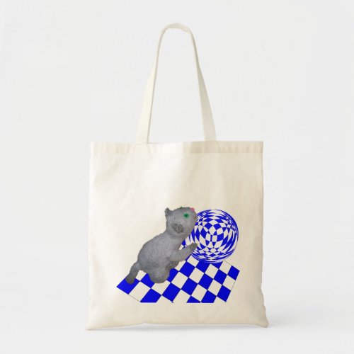 Tote Bag - Kitten Rolling Ball