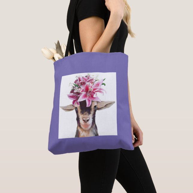 Tote Bag - Lily and Posey the Goats (Close Up)