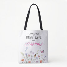 Tote Bag - Living the Best Life as a Grandma