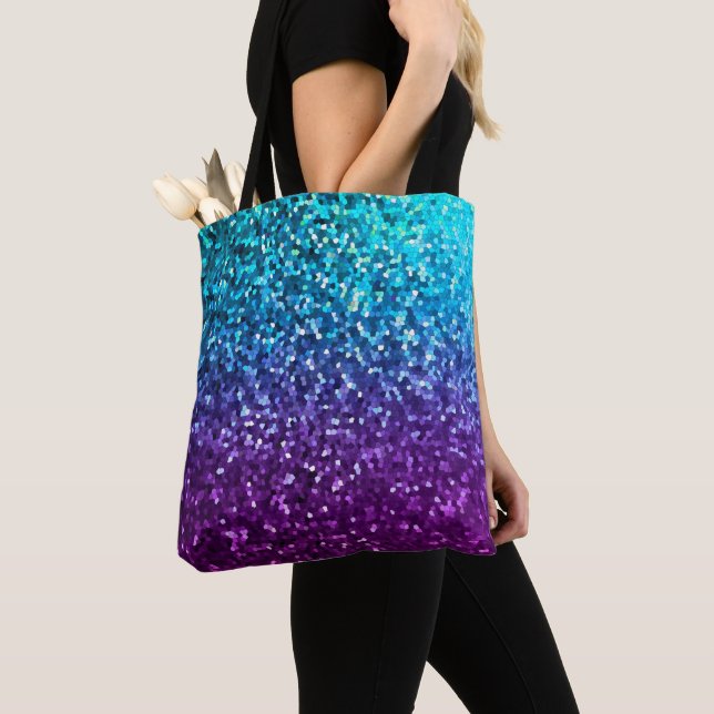 Tote Bag Mosaic Sparkley Texture (Close Up)