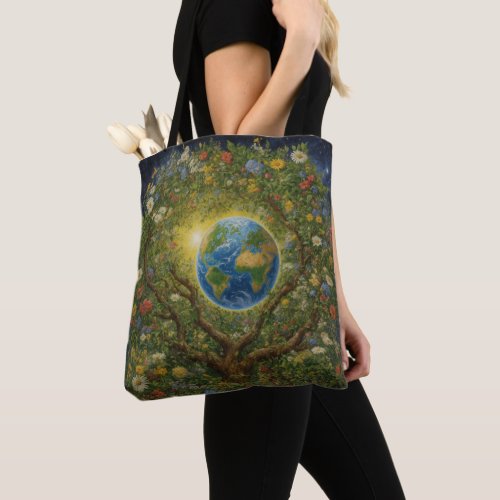 Tote bag Mother Earth rejoices and prospers