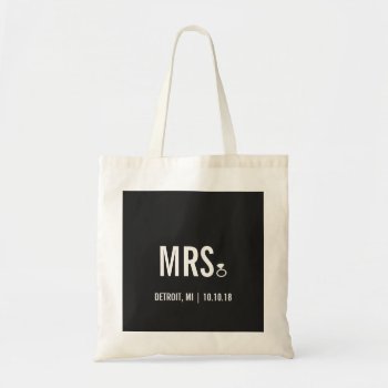 Tote Bag - Mrs. Ring (bling) by Evented at Zazzle