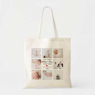 Tote Bag   Our First Mother's Day Photo Collage