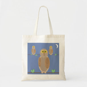 Tote Bag - Owls under Moon