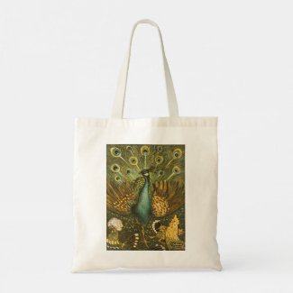 Tote Bag Pauw met kippen, Theo van Hoytema