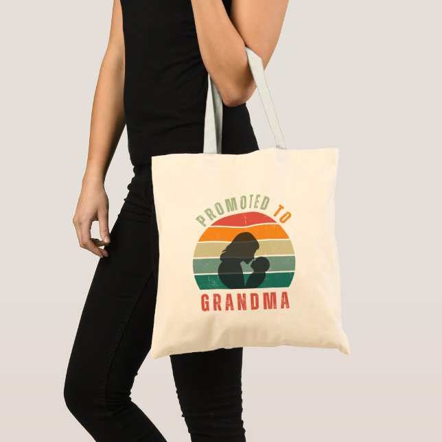 Tote Bag- Promoted to Grandma Bag (Front (Product))