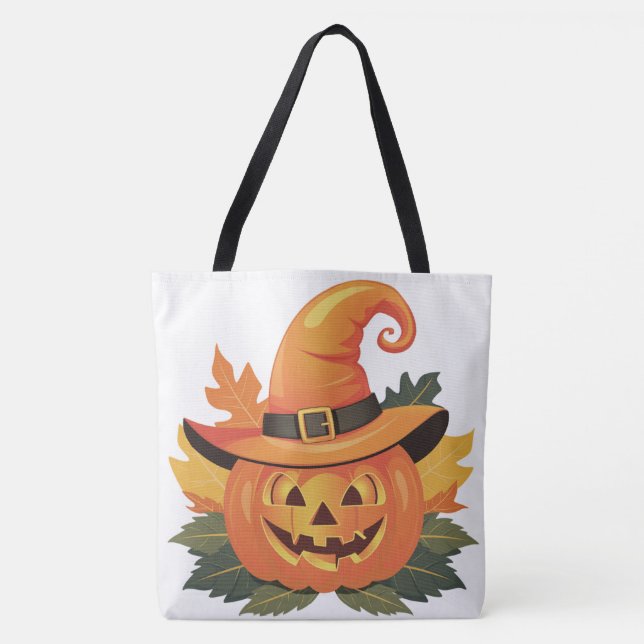 Tote Bag Pumpkin Halloween Seris 7 02 (Front)