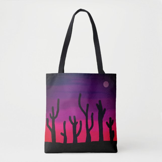 Tote Bag Saguaro Sunset (Front)