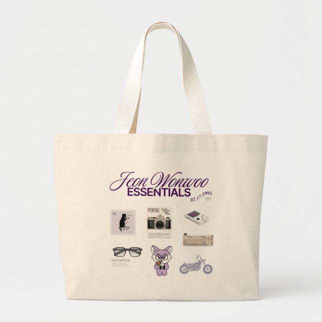 Tote Bag Seventeen Wonwoo - Kpop merch (Front)