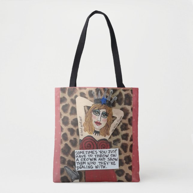 Tote bag-SOMETIMES YOU JUST HAVE TO (Front)