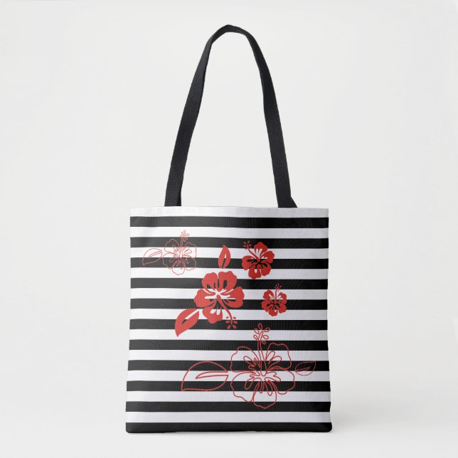 Tote Bag-Stripes Bag (Front)
