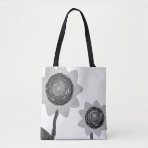 tote bag sunflowers