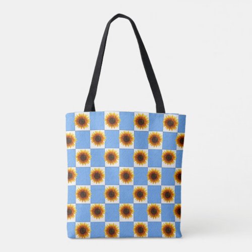 tote bag sunflowers