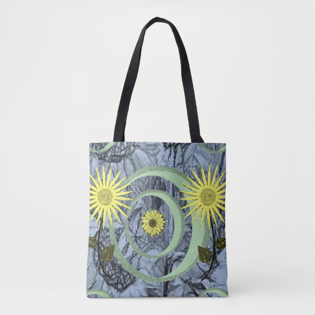 tote bag sunflowers (Front)