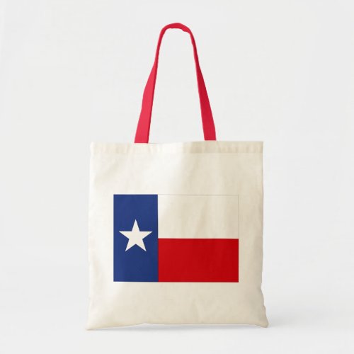 Tote Bag Texas Lone Star State Flag Red White Blue