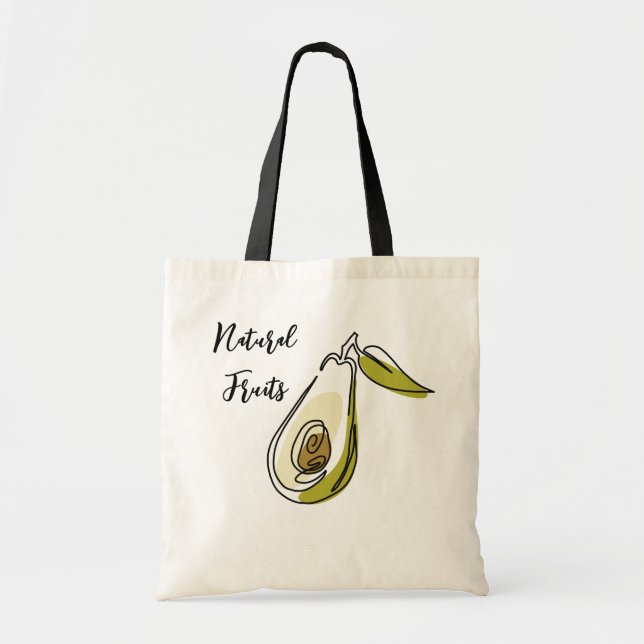 Tote Bag with a cute design. (Front)