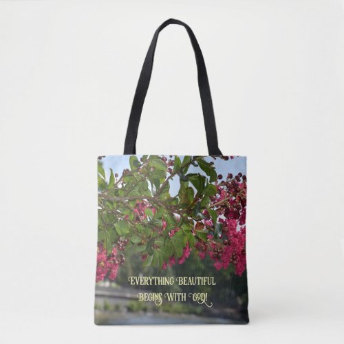 Tote Bag with Bible Verse  Ecclesiastes 311