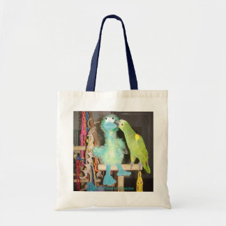 Tote Bag with Blue-fronted Amazon