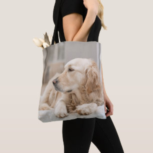 Tote bag with Golden Retriever