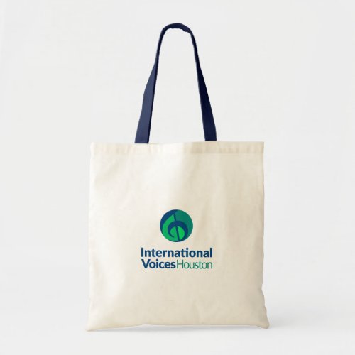 Tote Bag with IVH Logo Natural and Navy
