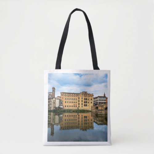 Tote Bag with Photos of the Arno River in Florence