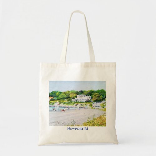 Tote Bag with The Chanler and Eastons Beach 