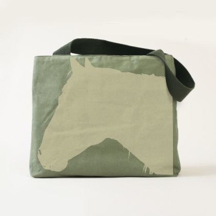 TOTE BAG WITH WILD HORSE OF UTAH SILHOUETTE