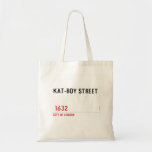 KAT-BOY STREET     Tote Bags