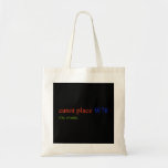 canot place  Tote Bags