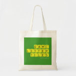 Game Letter Tiles  Tote Bags
