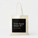 Your Name Street  Tote Bags