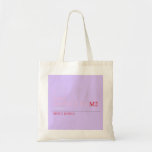 I Love MONiCA.SY  Tote Bags