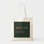 deaf  Tote Bags