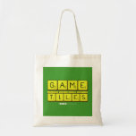 Game
 Letter nomsa luv's andile
 Tiles  Tote Bags