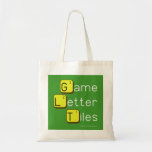 Game Letter Tiles  Tote Bags