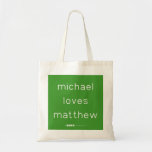 michael
 loves
 matthew  Tote Bags