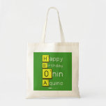 Happy
 Birthday
 Onin
 Aquino  Tote Bags