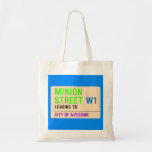 Minion Street  Tote Bags