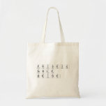 Periodic Table Writer  Tote Bags