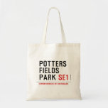 potters fields park  Tote Bags