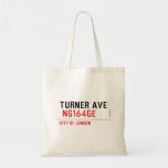 turner ave   Tote Bags