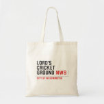 LORD'S CRICKET GROUND  Tote Bags