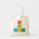 I
 Lv
 You  Tote Bags