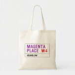 Magenta Place   Tote Bags