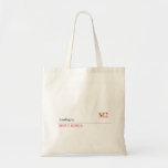 I LOVE MONiCA.SY  Tote Bags